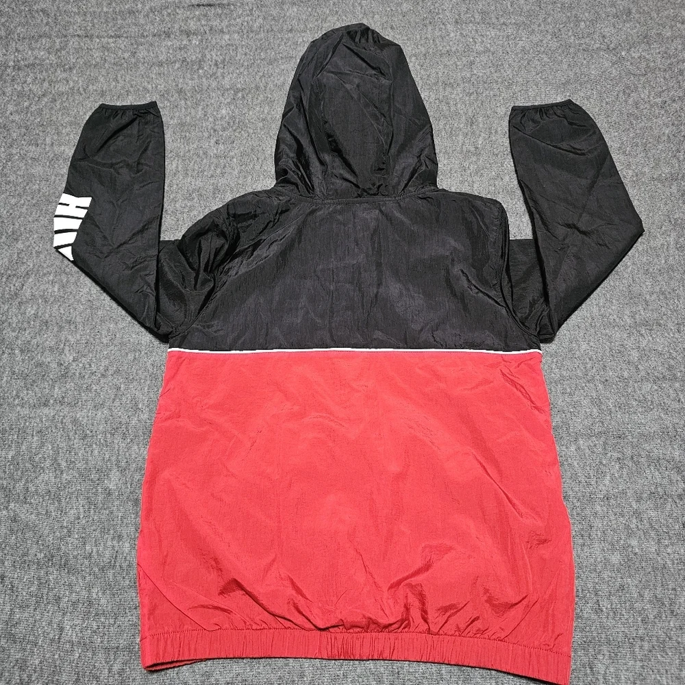 NWT PUMA Boys 2pc Tracksuit Jacket Joggers Black Red Set Size L 10/12 - Picture 4 of 15
